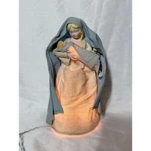 Vintage Christmas Around the World 1988 Mary & Baby Jesus Tree Topper